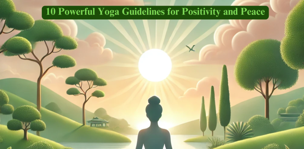 10 Powerful Yoga Guidelines for Positivity and Peace