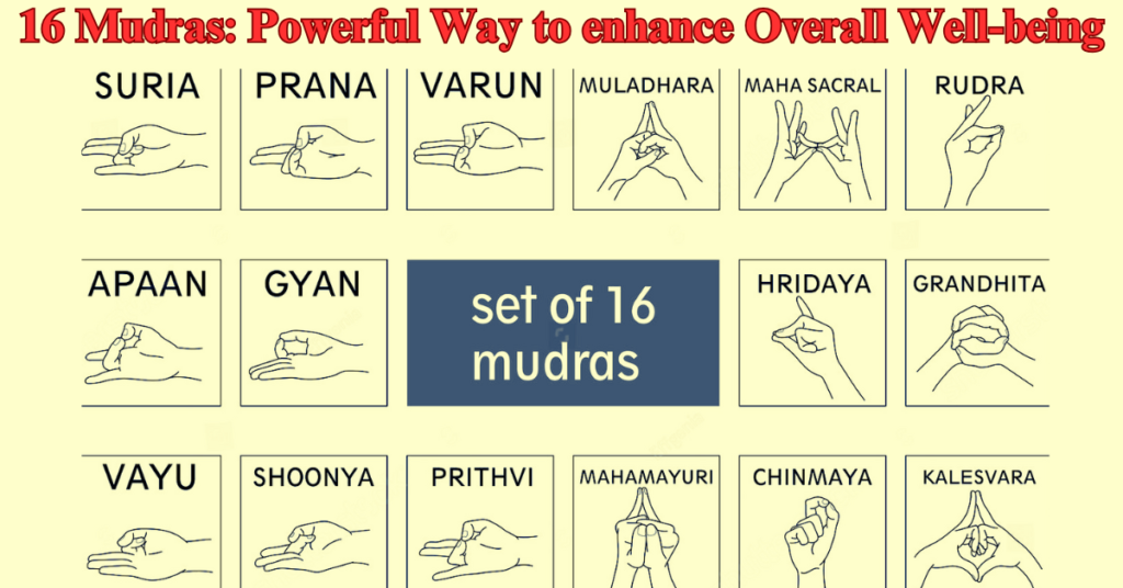 16 Mudras: Powerful Way to enhance Overall Well-being