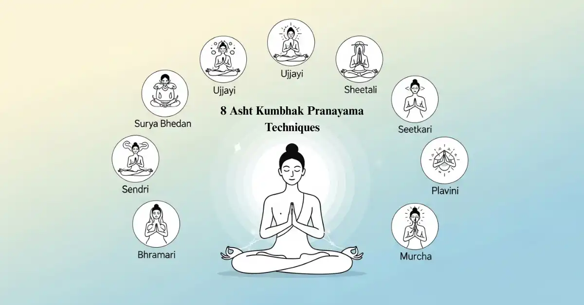 8 Asht Kumbhak Pranayama Techniques
