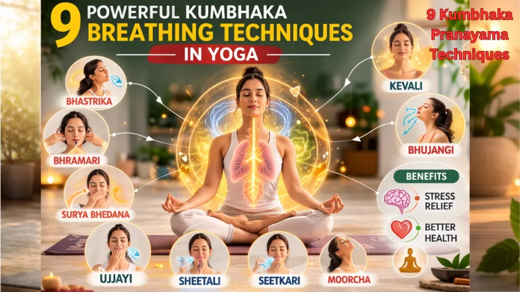 9 Kumbhaka Pranayama Techniques