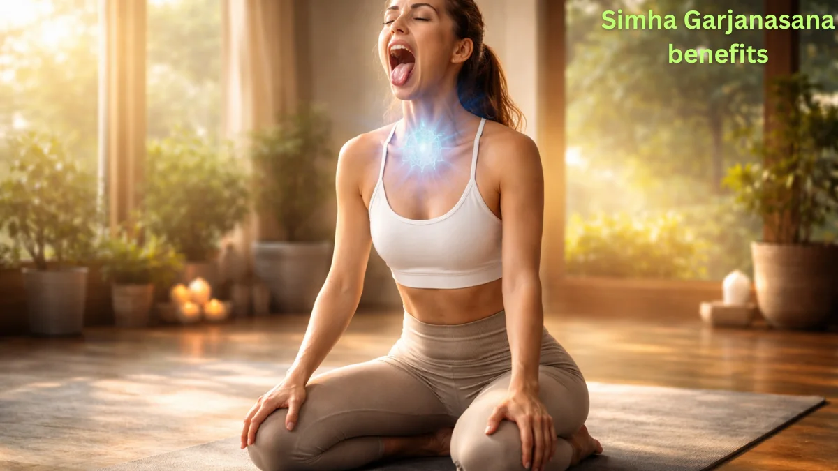 Simha Garjanasana benefits