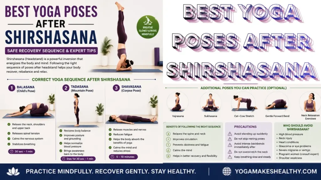 Best Yoga Poses After Shirshasana