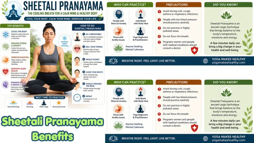 Sheetali Pranayama Benefits