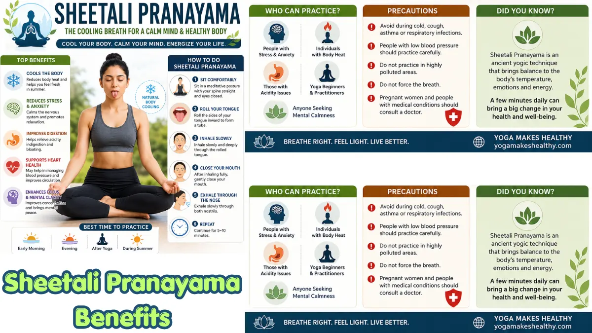 Sheetali Pranayama Benefits