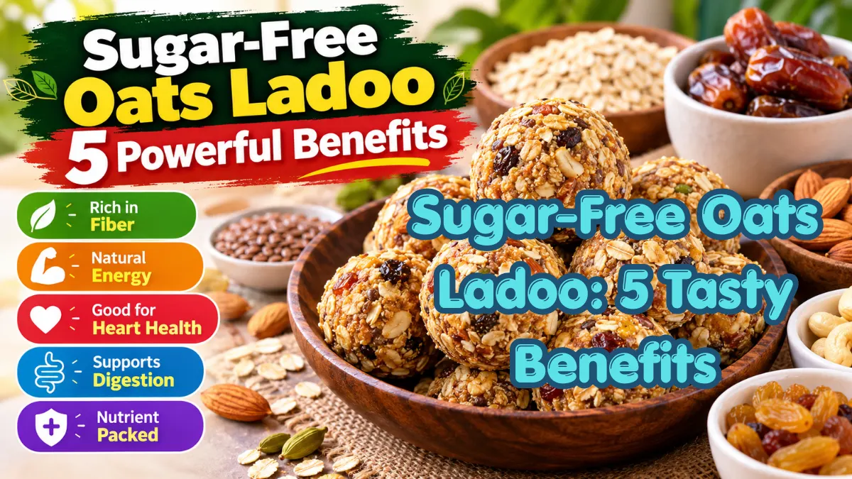 Sugar-Free Oats Ladoo: 5 Tasty Benefits